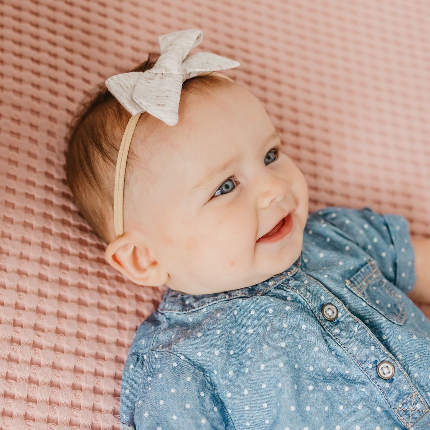 Classic Baby Bow - Oat