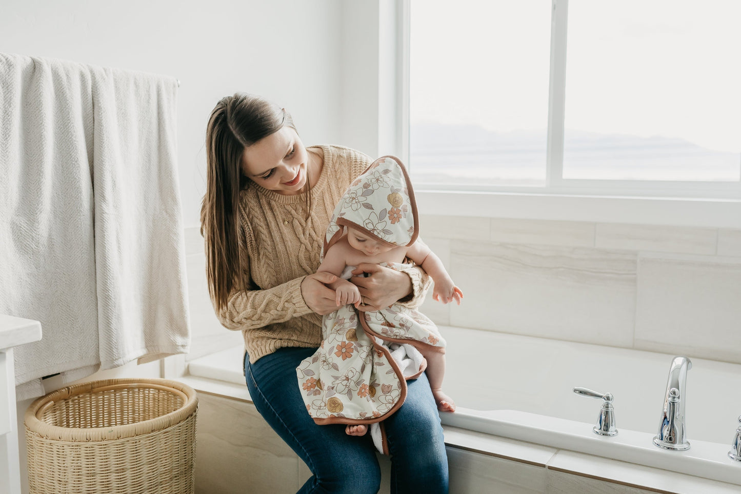 Premium Baby Knit Hooded Towel - Ferra