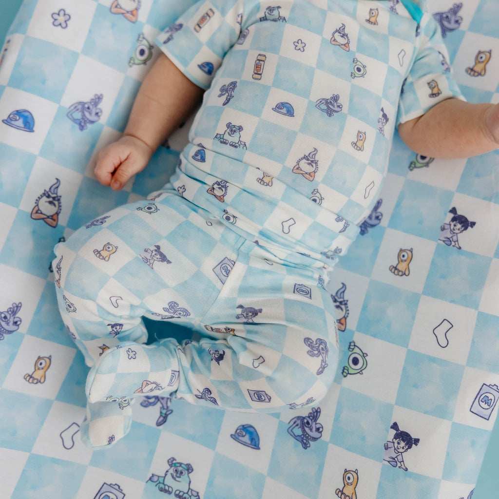 Footed Baby Pants - Monsters, Inc. Medley