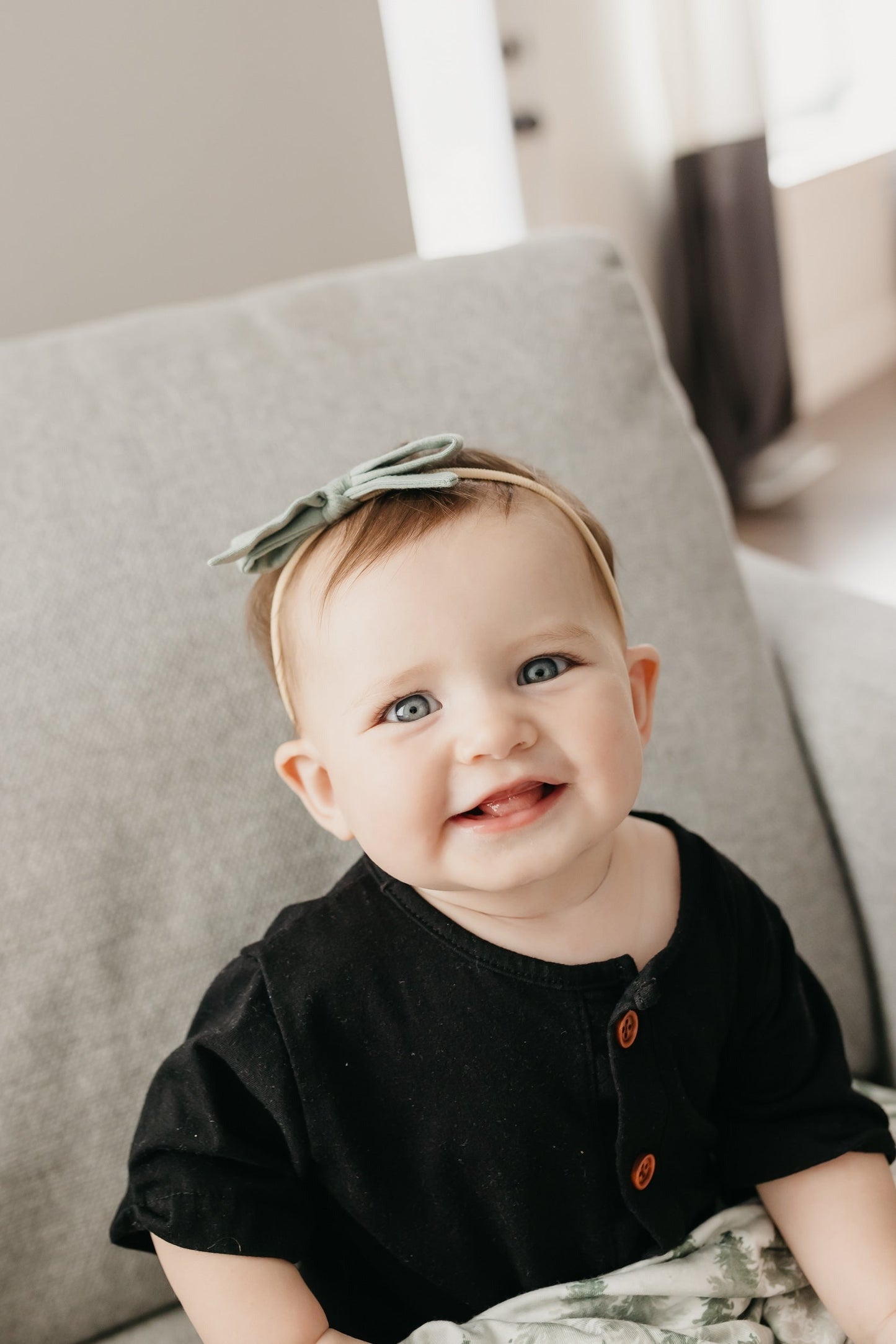 Ribbon Baby Bow - Briar