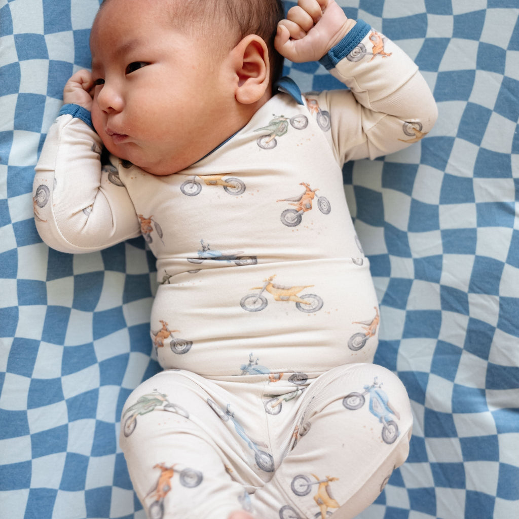Premium Knit Diaper Changing Pad Cover - Miles