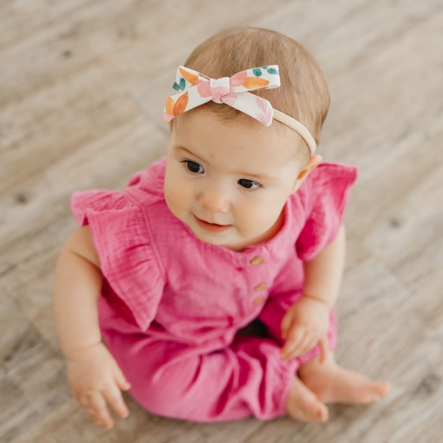 Ribbon Baby Bow - Siena