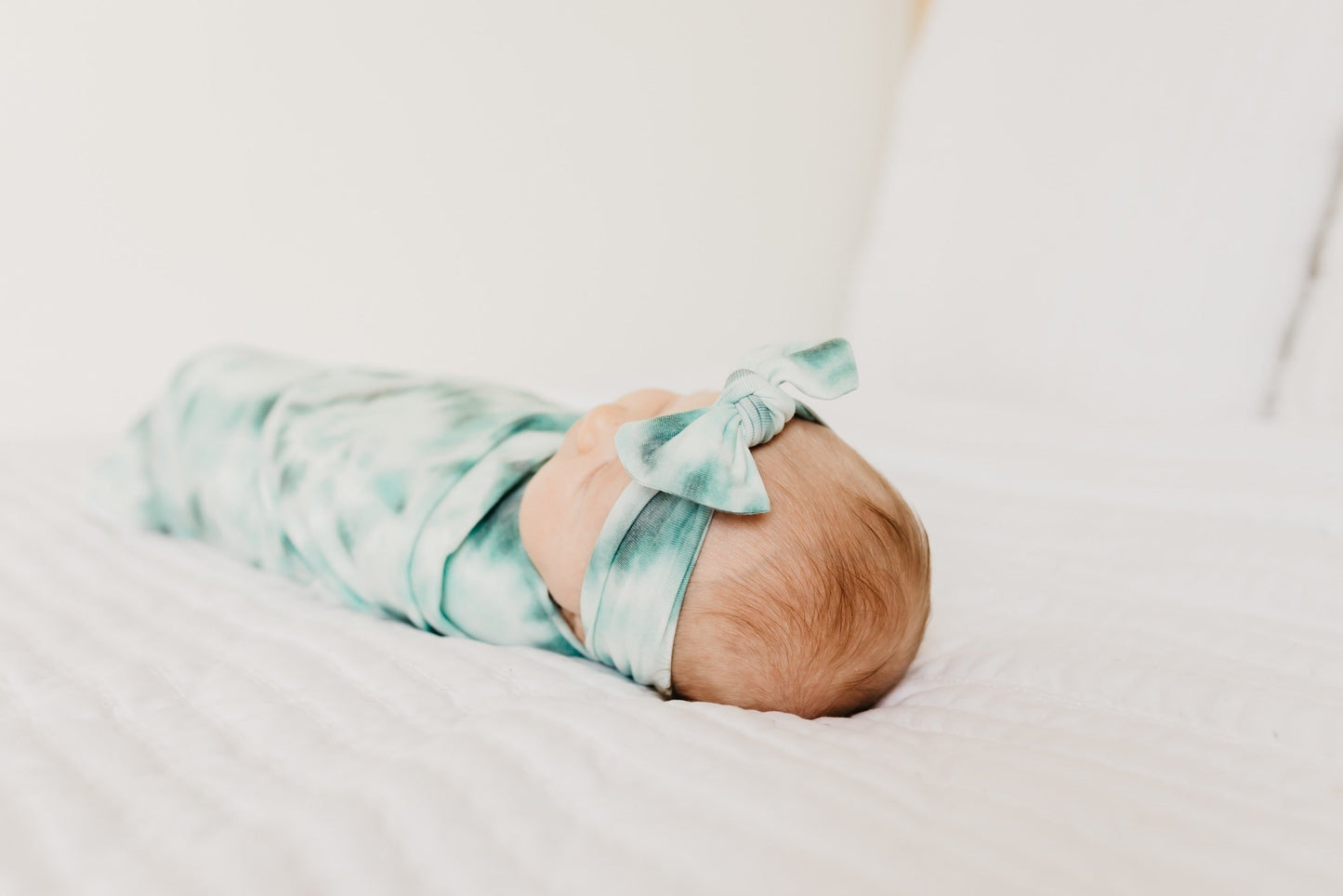 Knit Headband Bow - Bahama