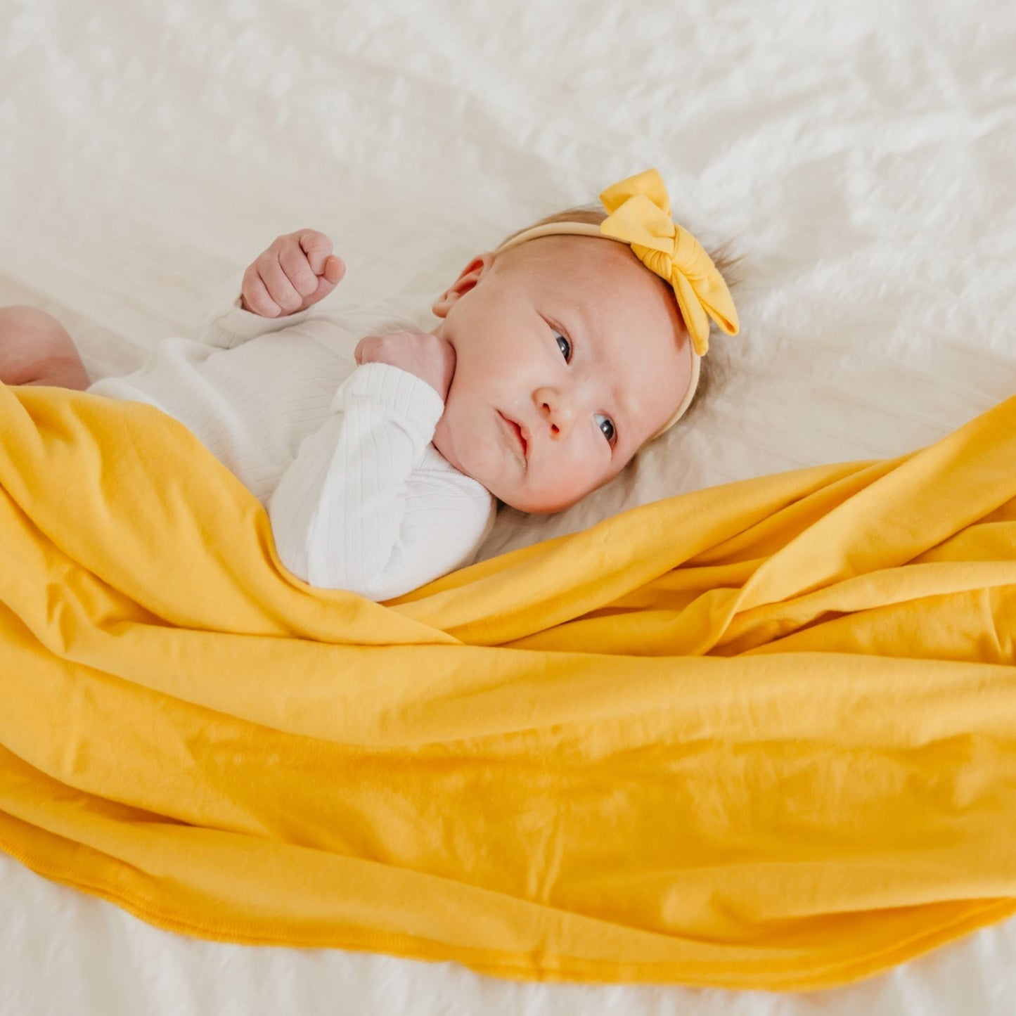 Classic Baby Bow - Banana