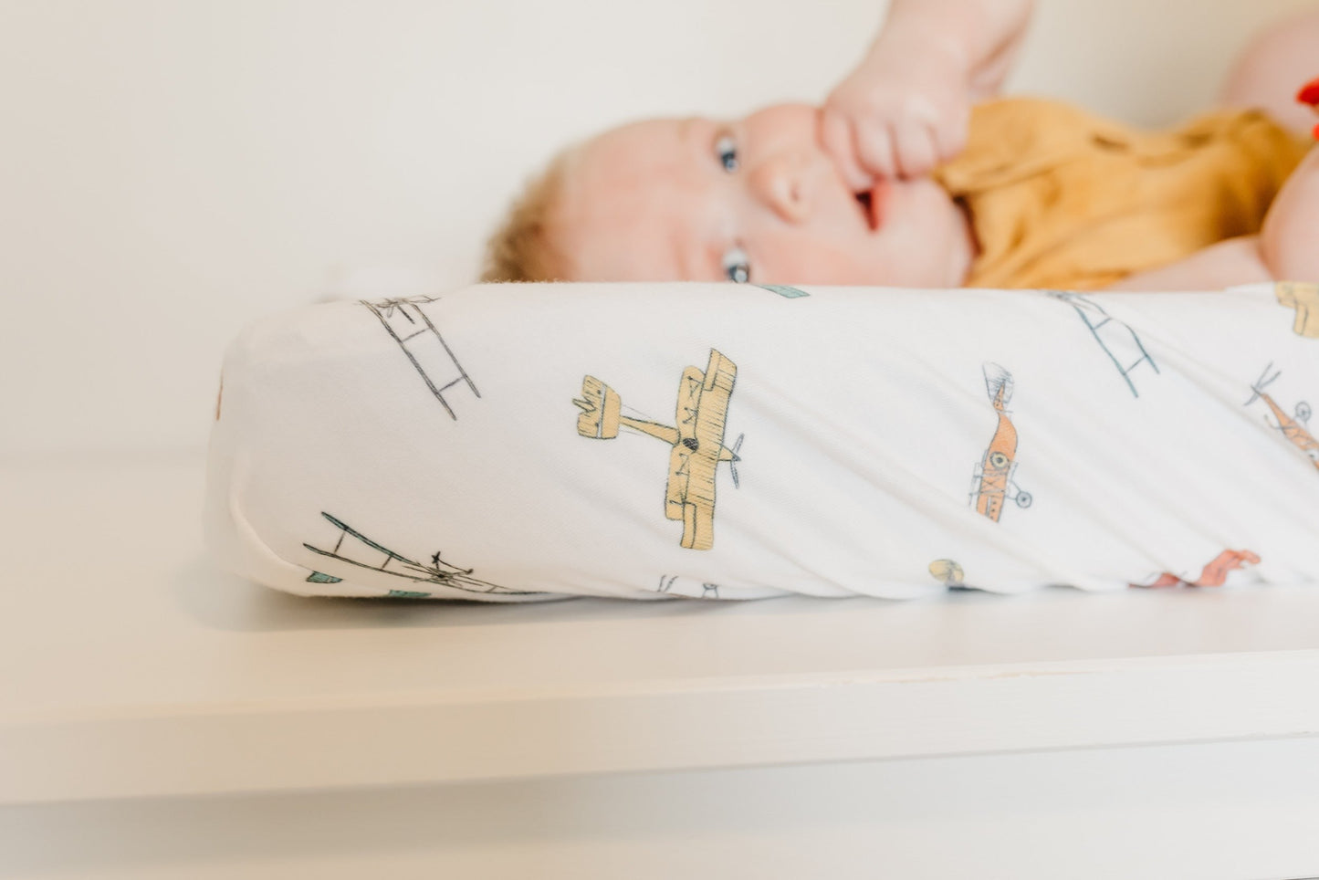 Premium Knit Diaper Changing Pad Cover - Ace