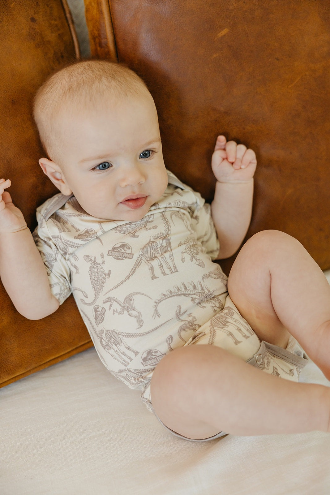 Short Sleeve Bodysuit - Jurassic Park Fossils