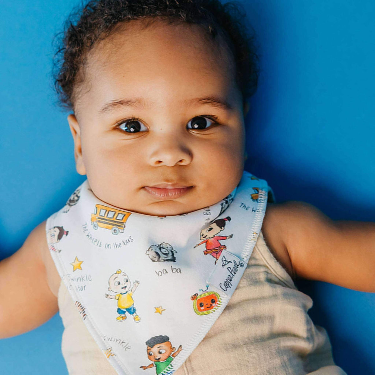 4 Pack Baby Bandana Bibs - CoComelon Friends
