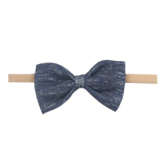 Bowtie Baby Bow - Denim
