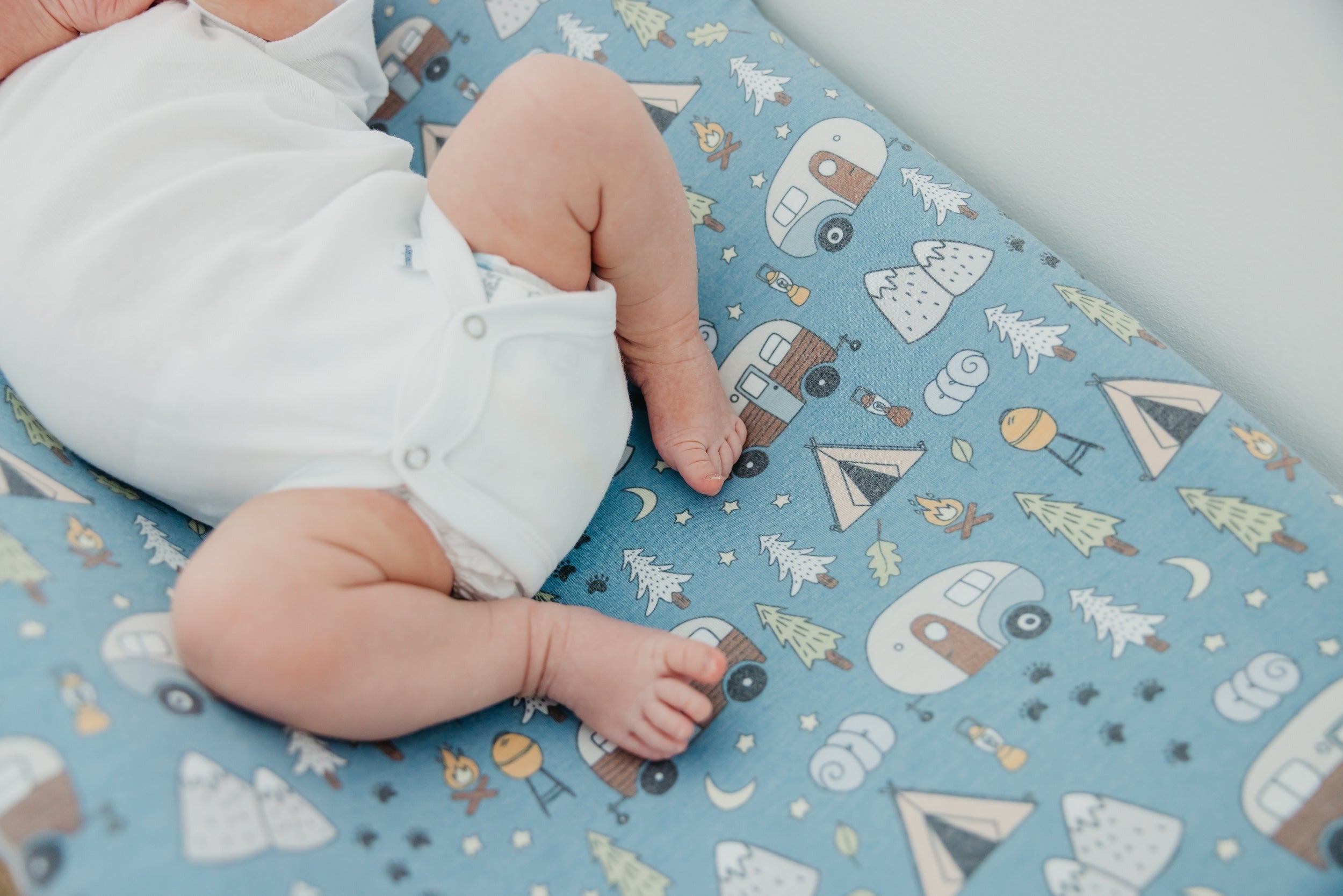 Premium Knit Diaper Changing Pad Cover - Bridger