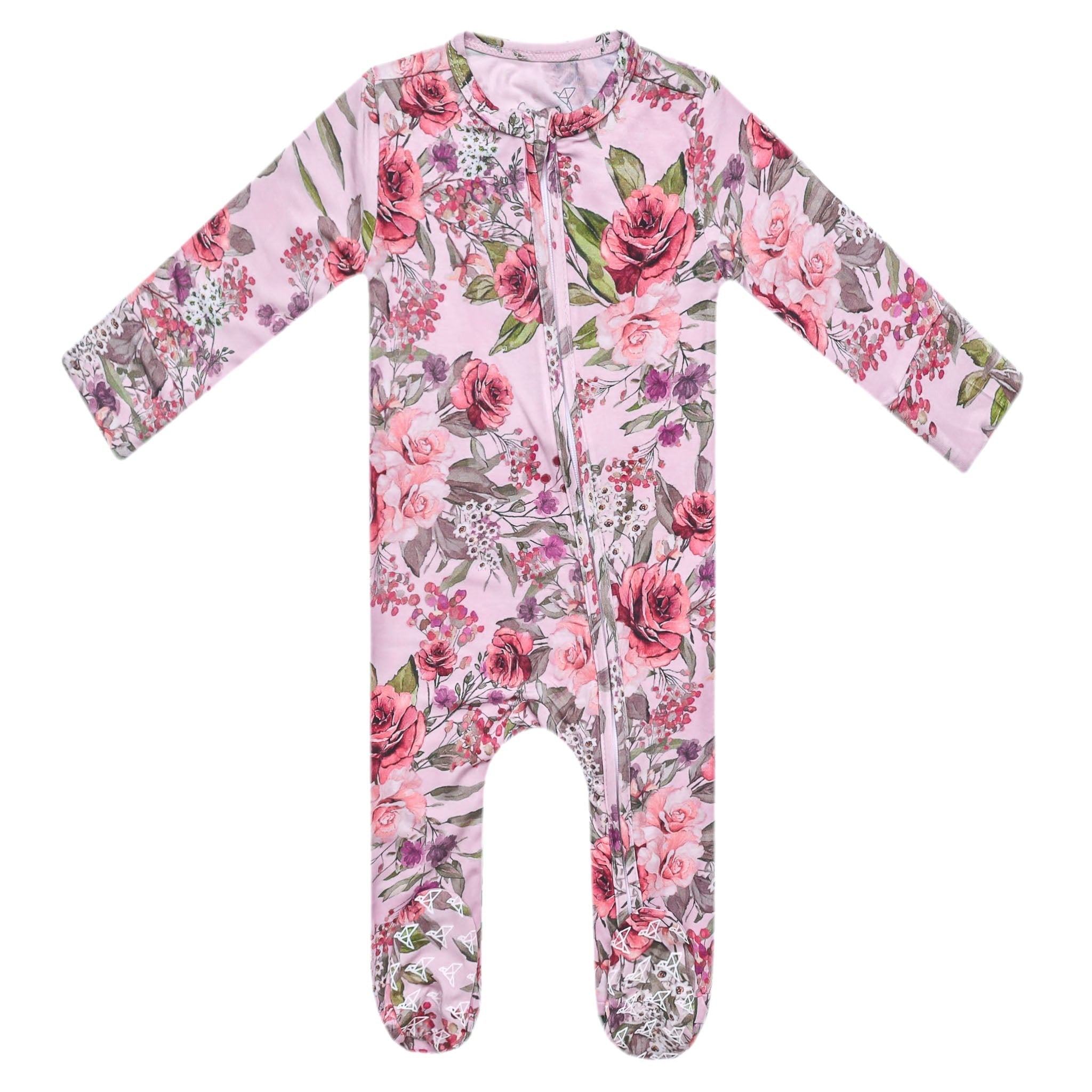 Bamboo Zip-Up Footie Pajama - Deborah