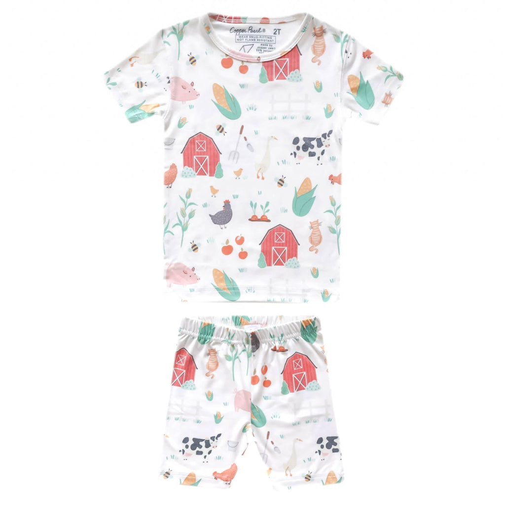 2pc Short Sleeve Pajama Set - Farmstead