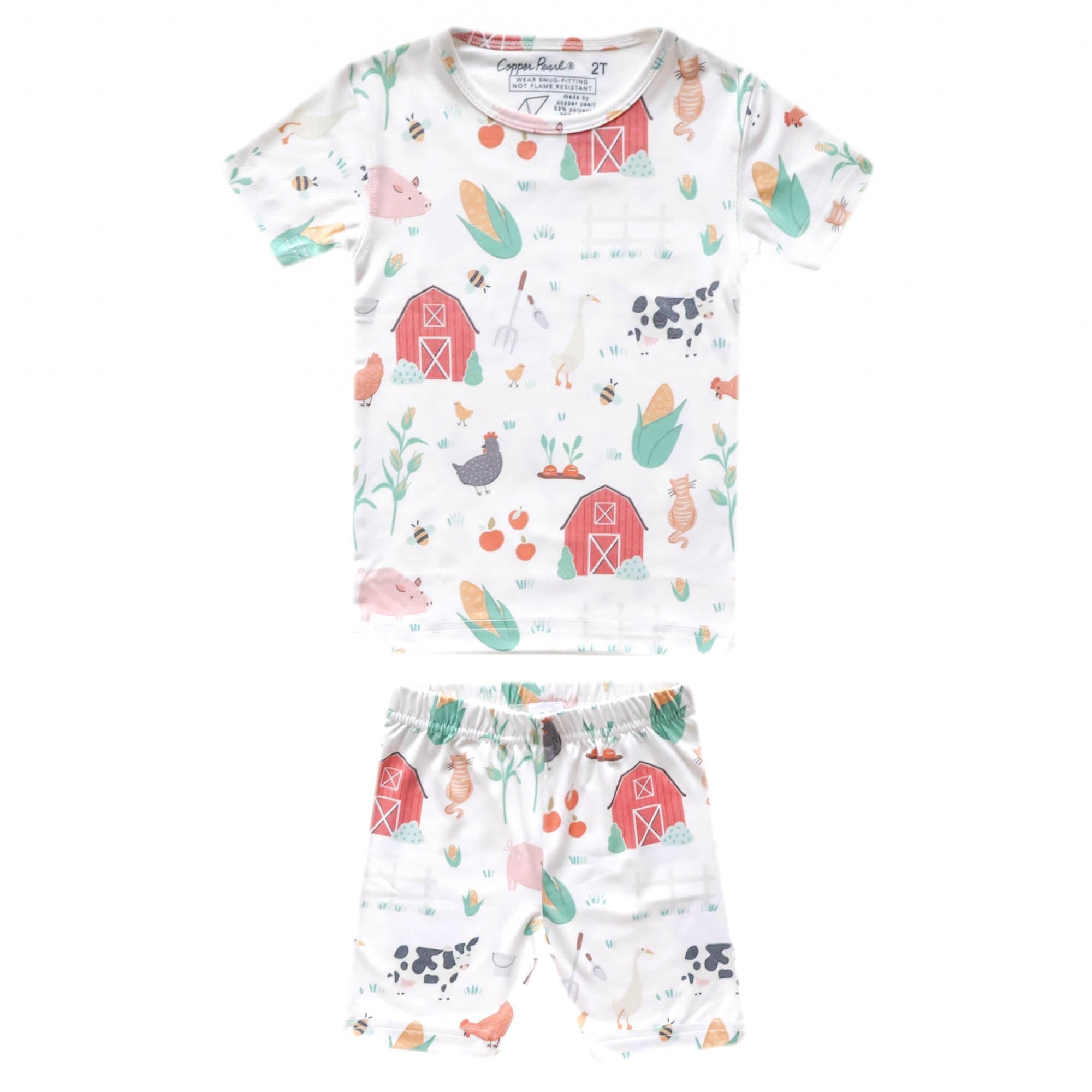 2pc Short Sleeve Pajama Set - Farmstead