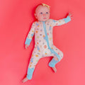 Convertible Zip-Up Footie - Disney Scrump Dreamsicles