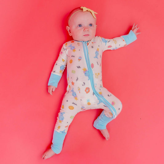 Convertible Zip-Up Footie - Disney Scrump Dreamsicles