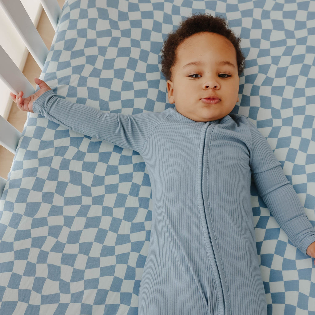 Premium Knit Fitted Crib Sheet - Miles