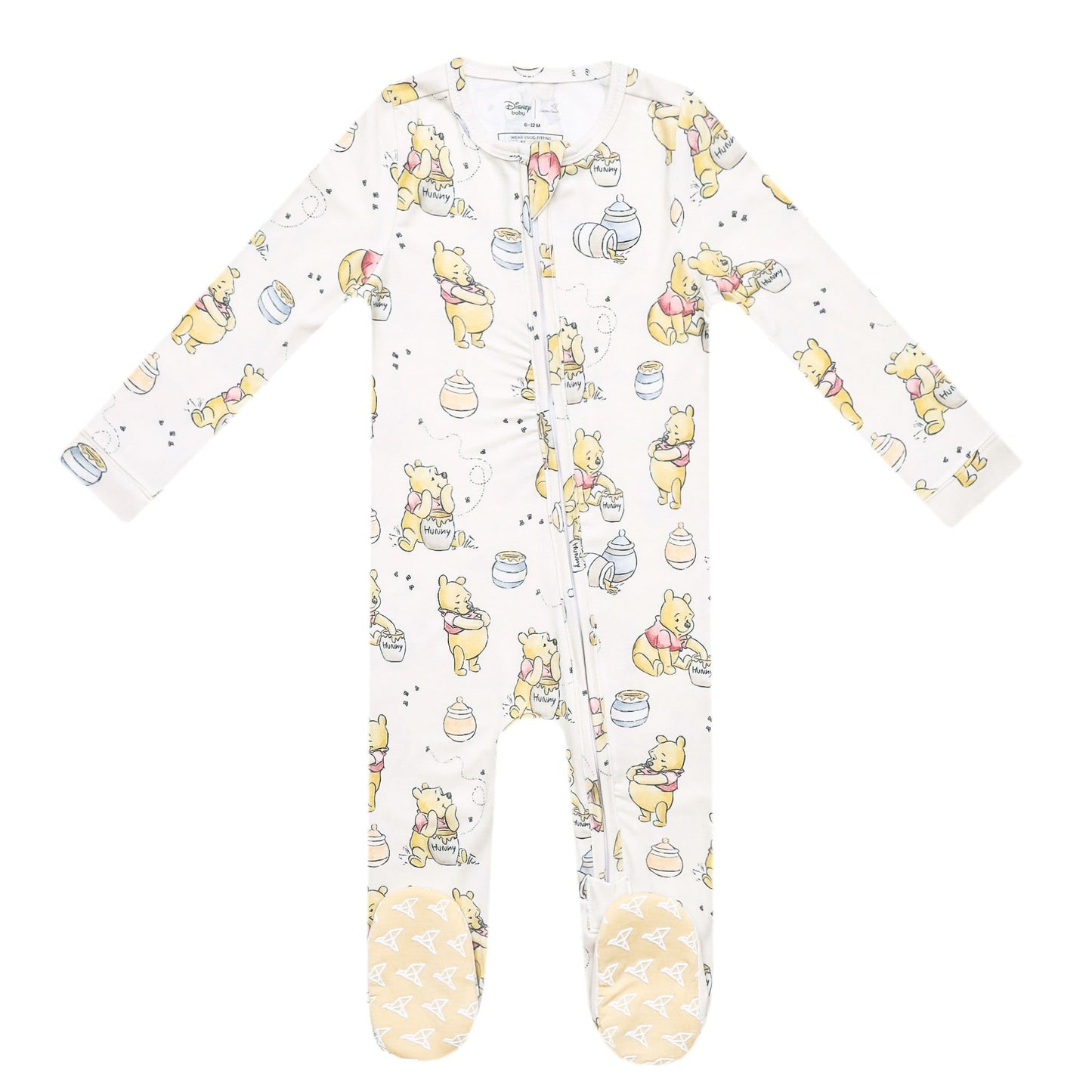 Zip-Up Footie Pajama - Hunny