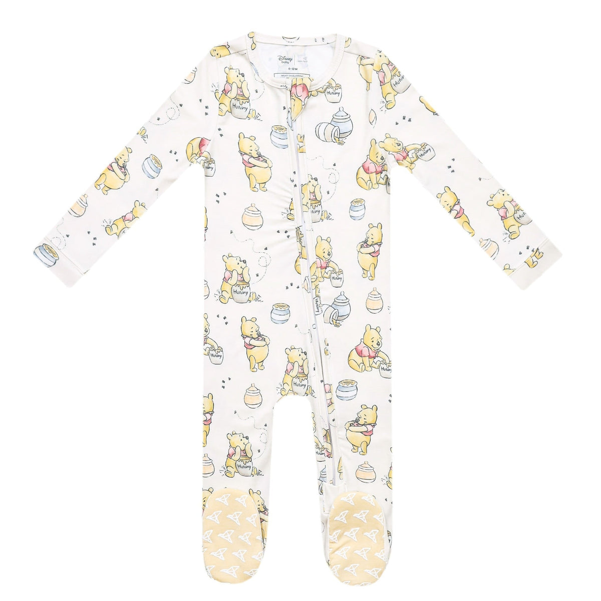 Zip-Up Footie Pajama - Hunny