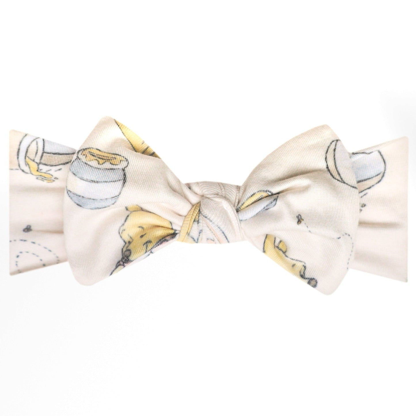 Knit Headband Bow - Hunny