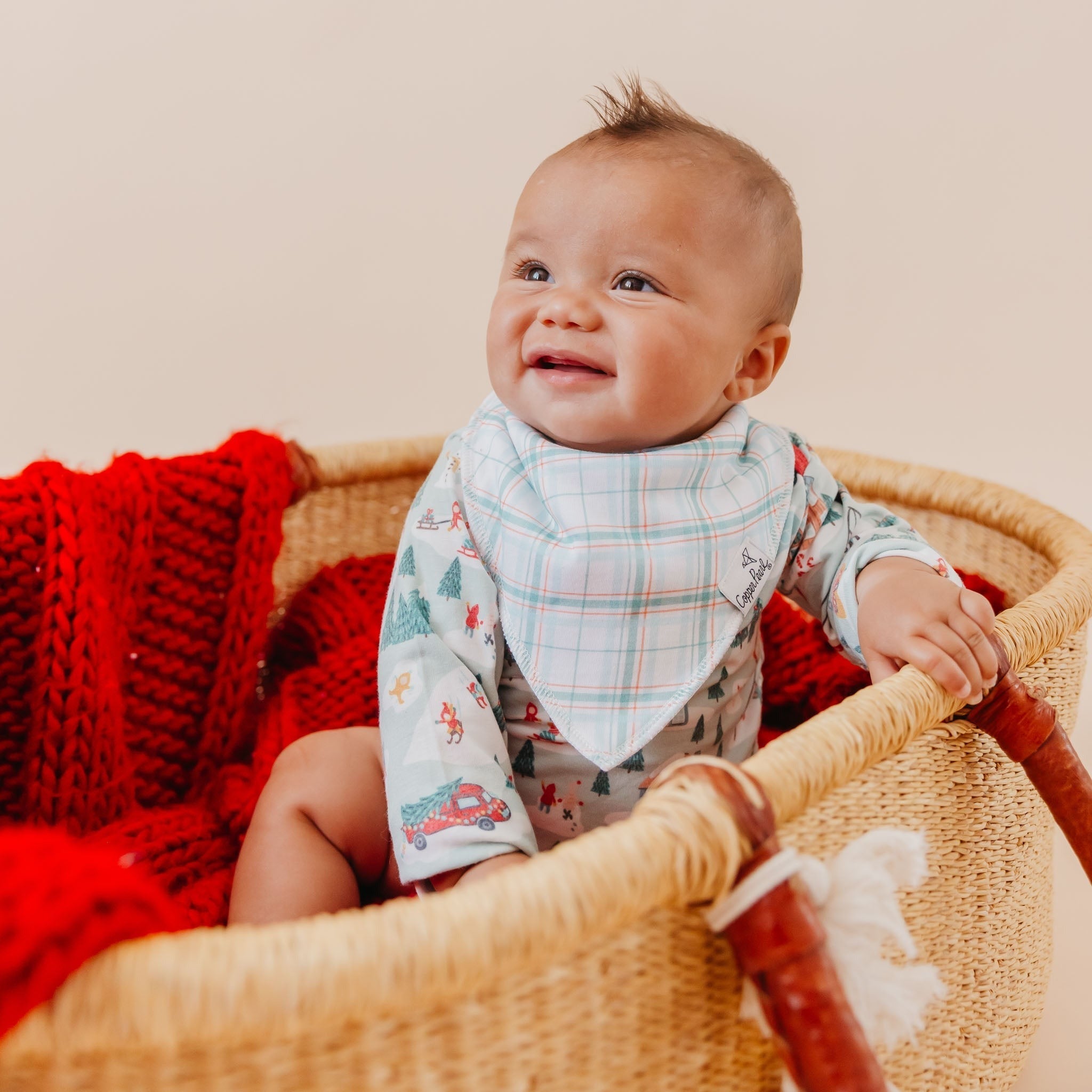 4 Pack Baby Bandana Bibs - Nicholas