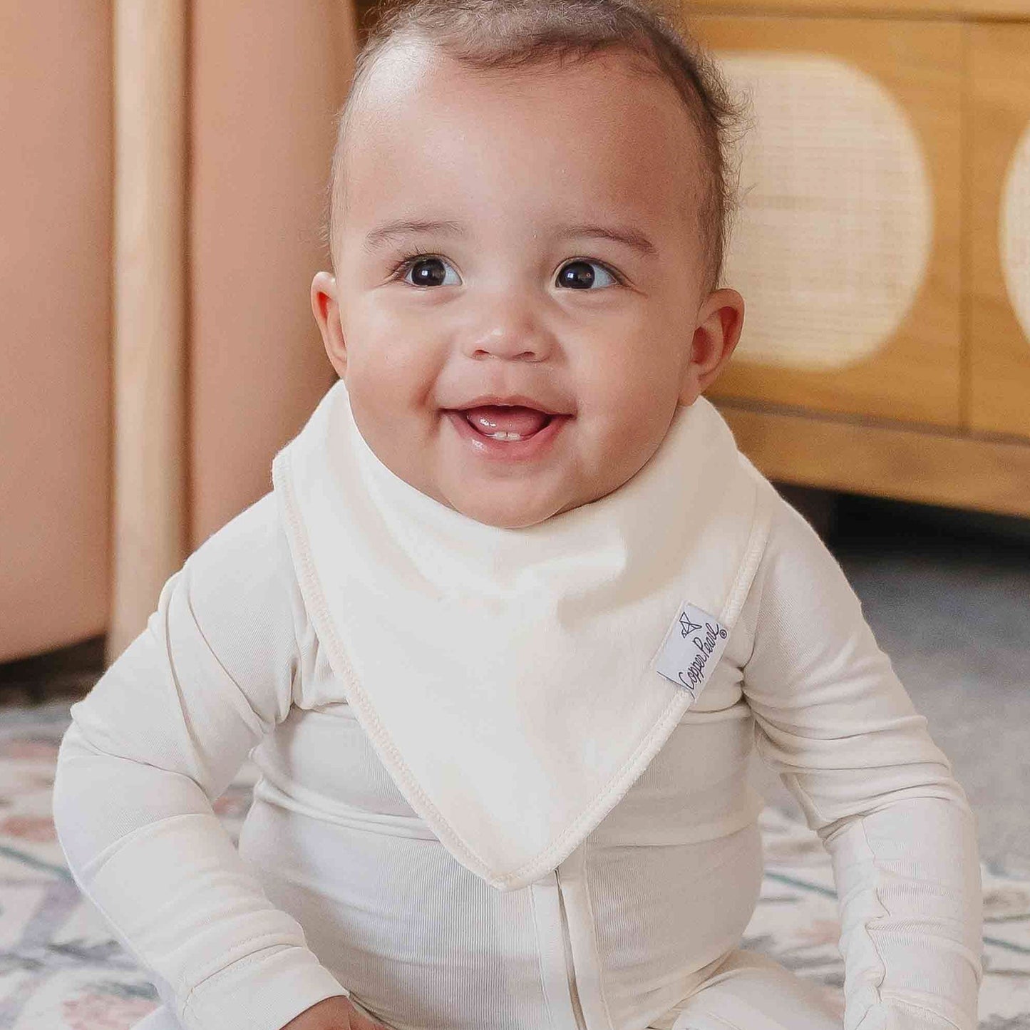4 Pack Baby Bandana Bibs - Cru