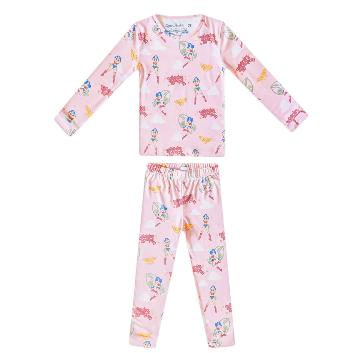 2pc Long Sleeve Pajama Set - Wonder Woman