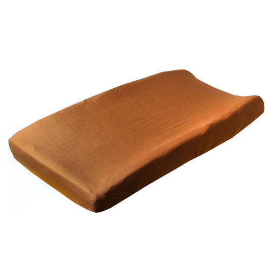 Premium Knit Diaper Changing Pad Cover - Camel
