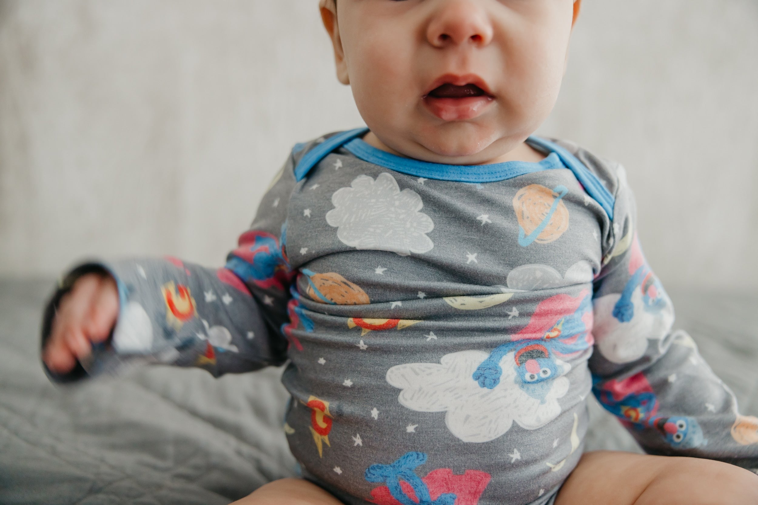 Long Sleeve Bodysuit - Super Grover