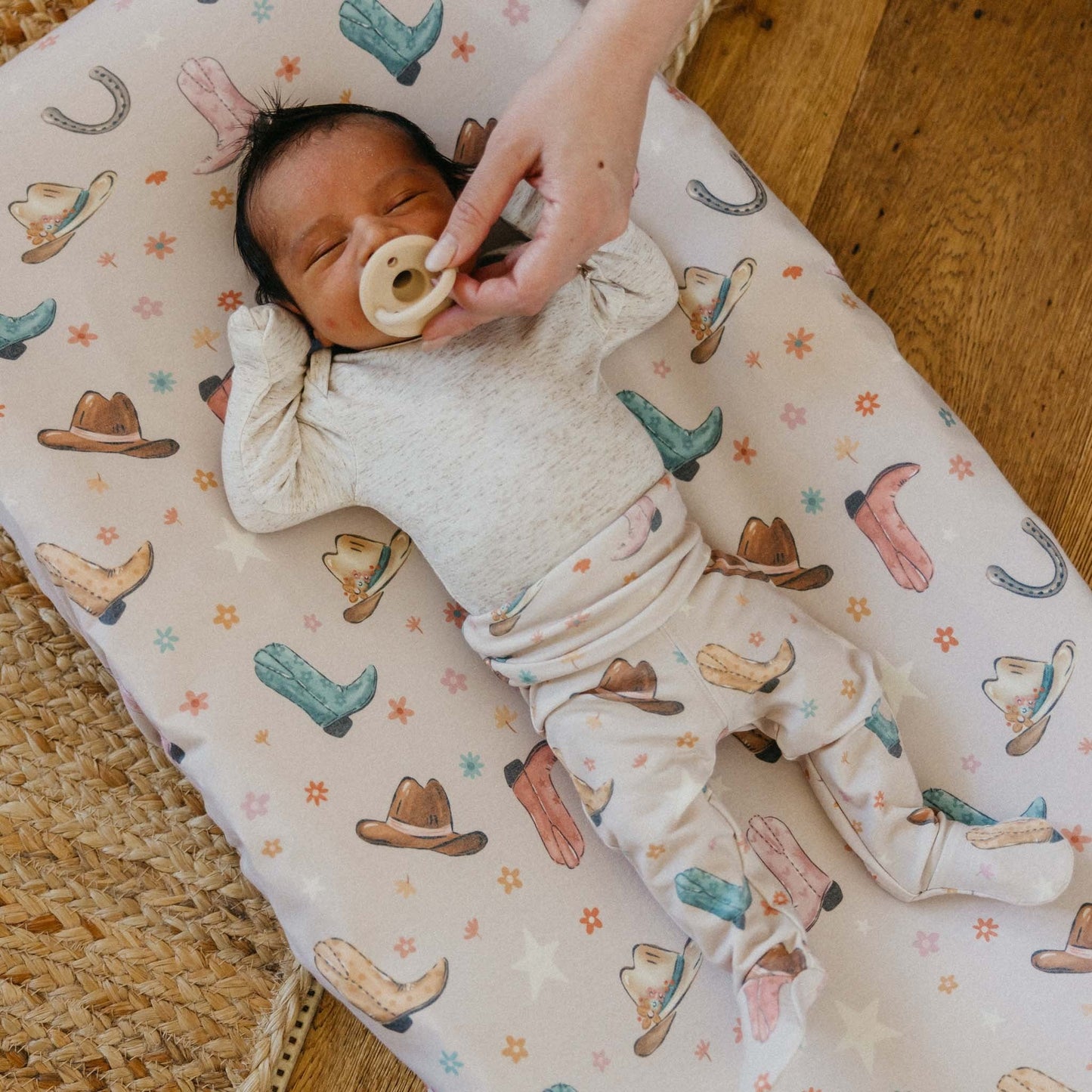 Footed Baby Pants - Cheyenne