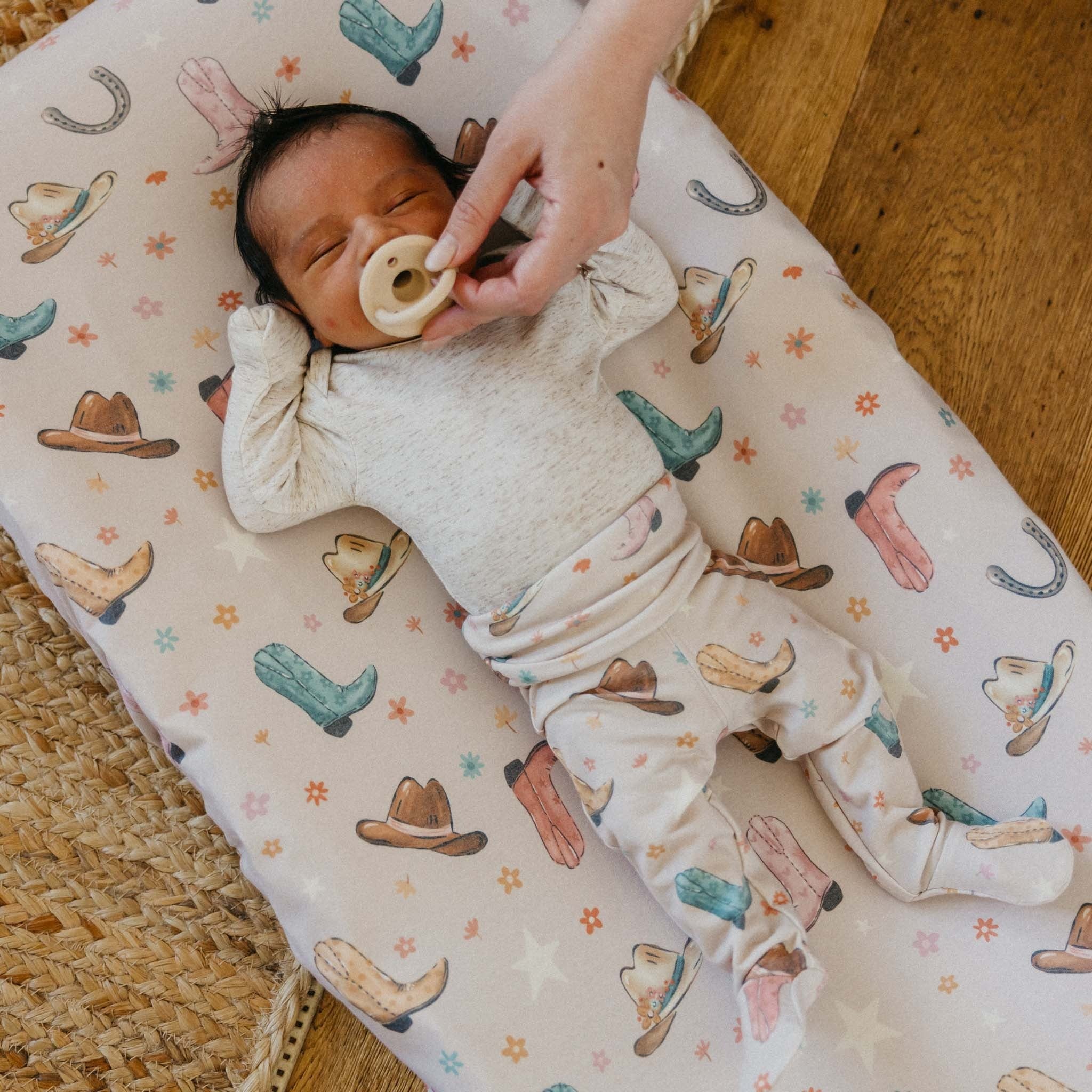 Footed Baby Pants - Cheyenne