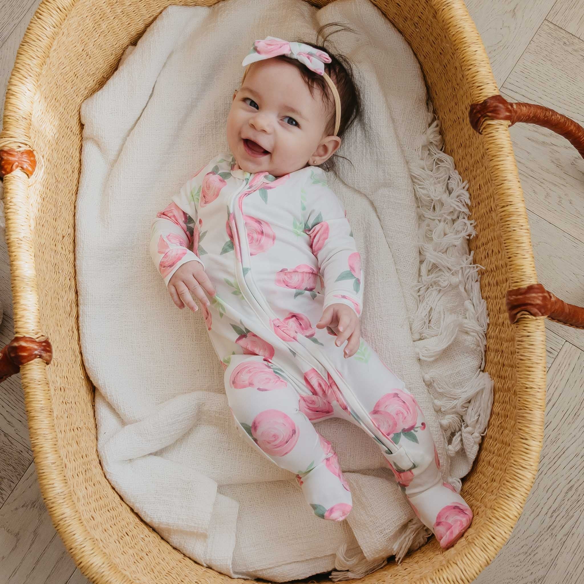 Zip-Up Footie Pajama - Grace