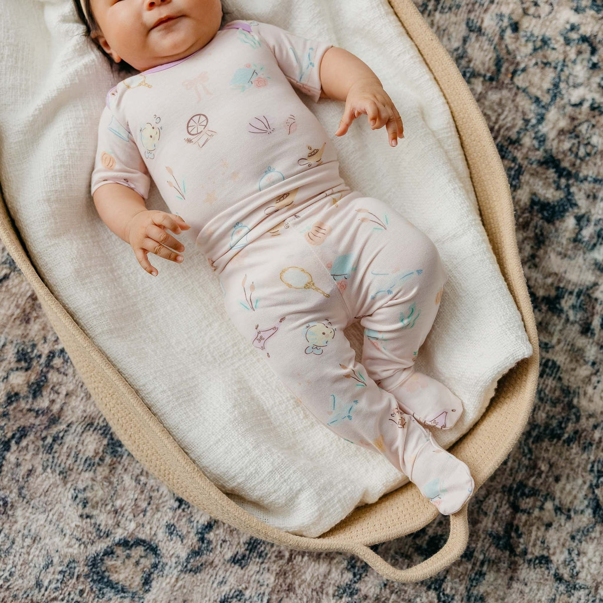 Footed Baby Pants - Enchanted Friends