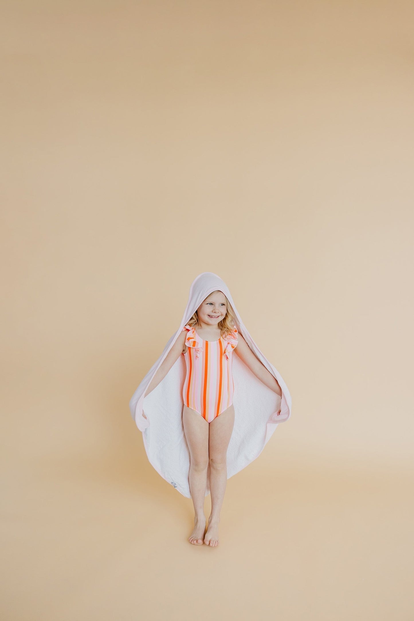 Premium Baby Knit Hooded Towel - Blossom