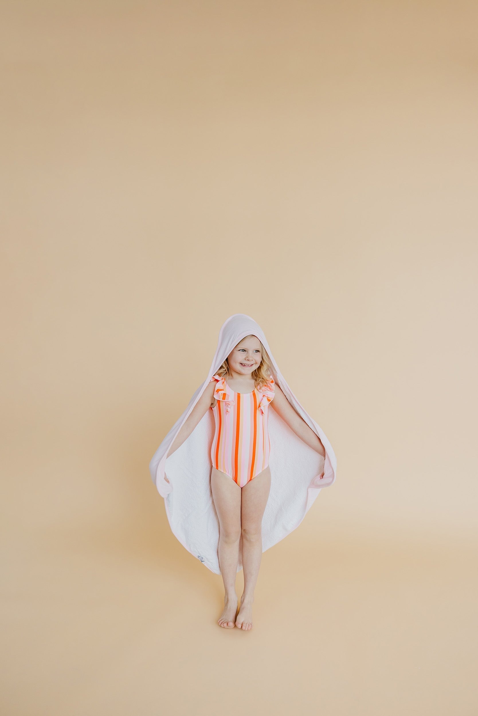 Premium Baby Knit Hooded Towel - Blossom