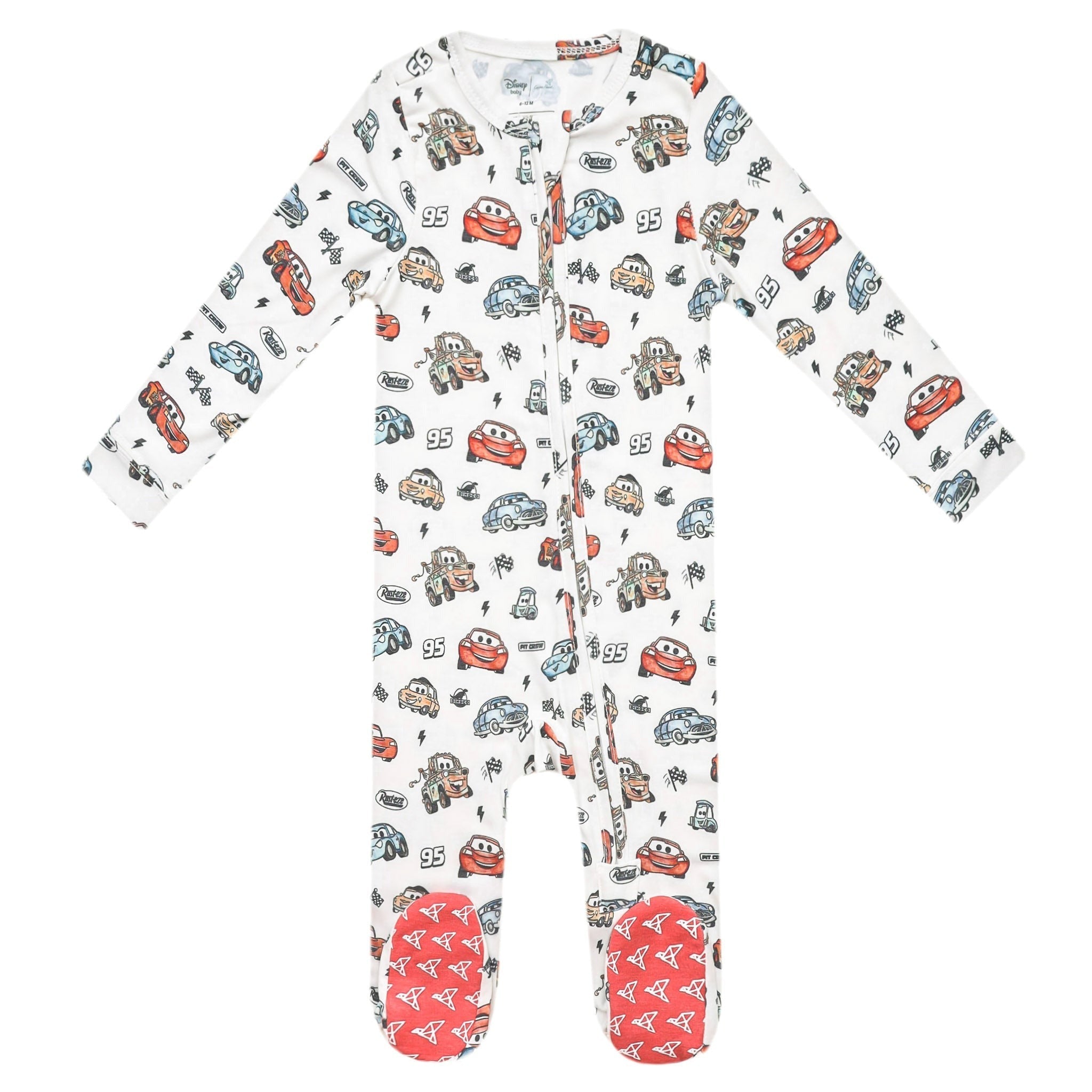 Zip-Up Footie Pajama - Disney Pixar Cars