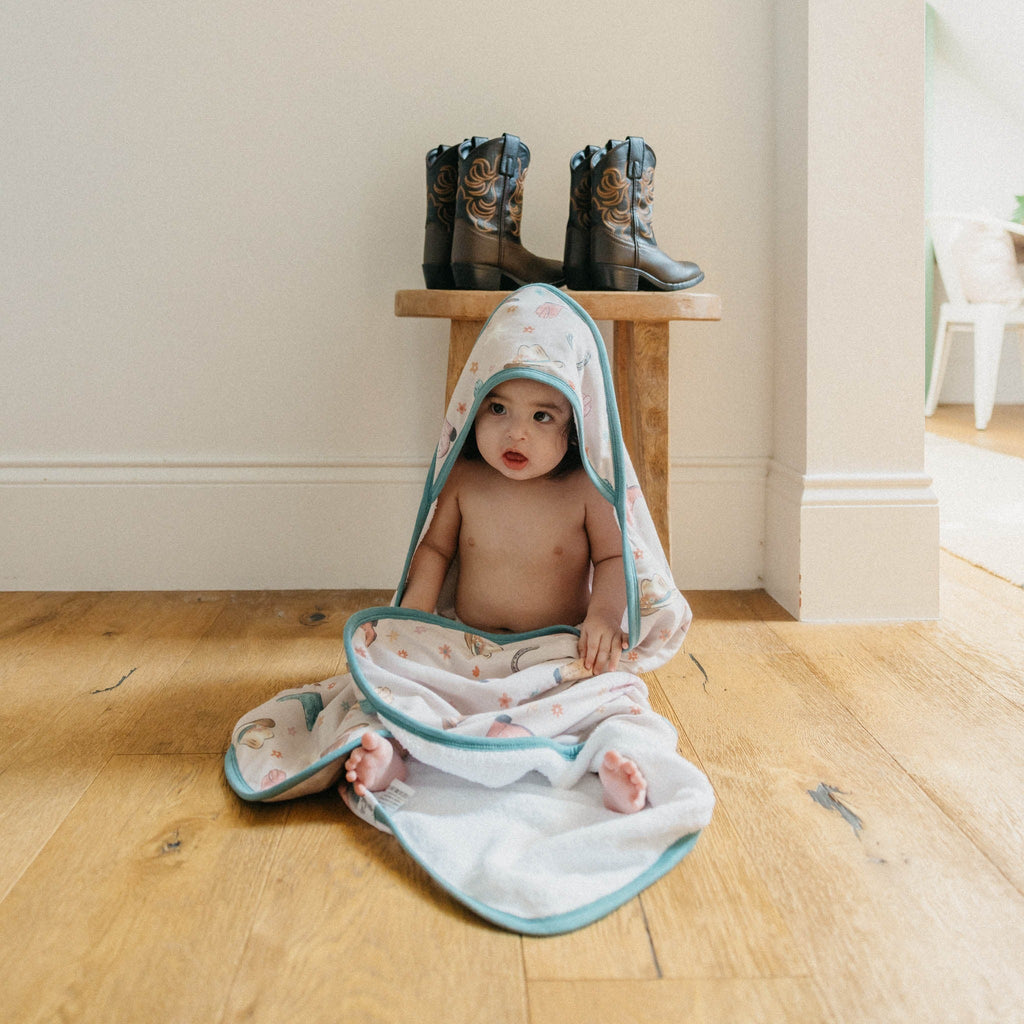 Premium Baby Knit Hooded Towel - Cheyenne