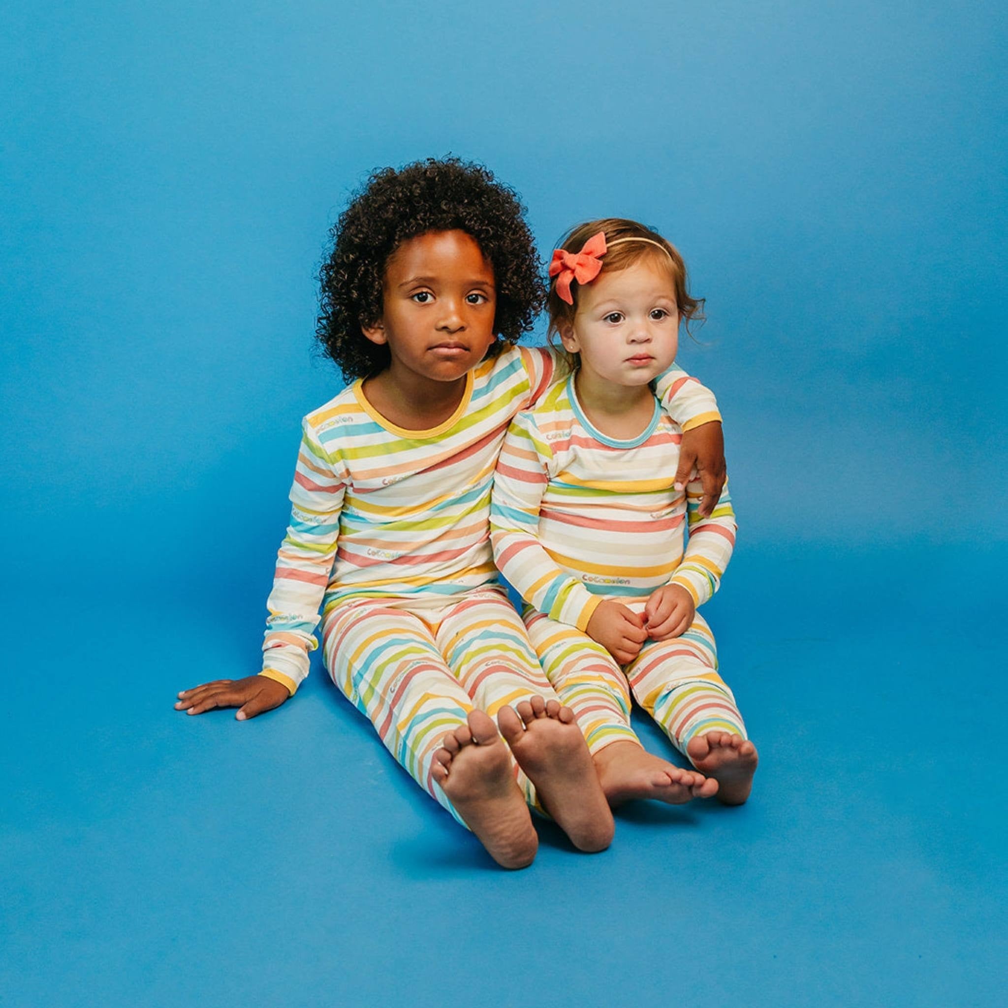 2pc Long Sleeve Pajama Set - CoComelon Stripe