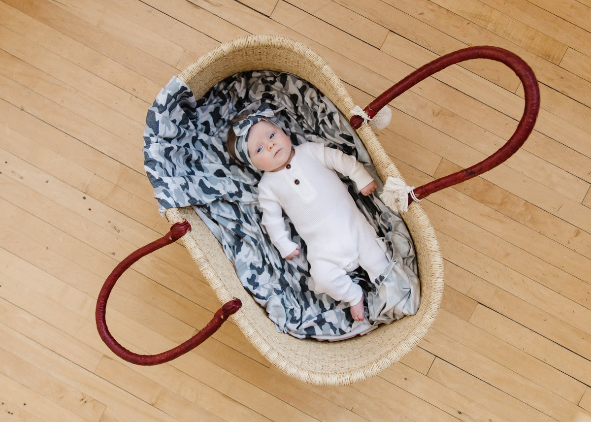Knit Swaddle Blanket - Gunnar