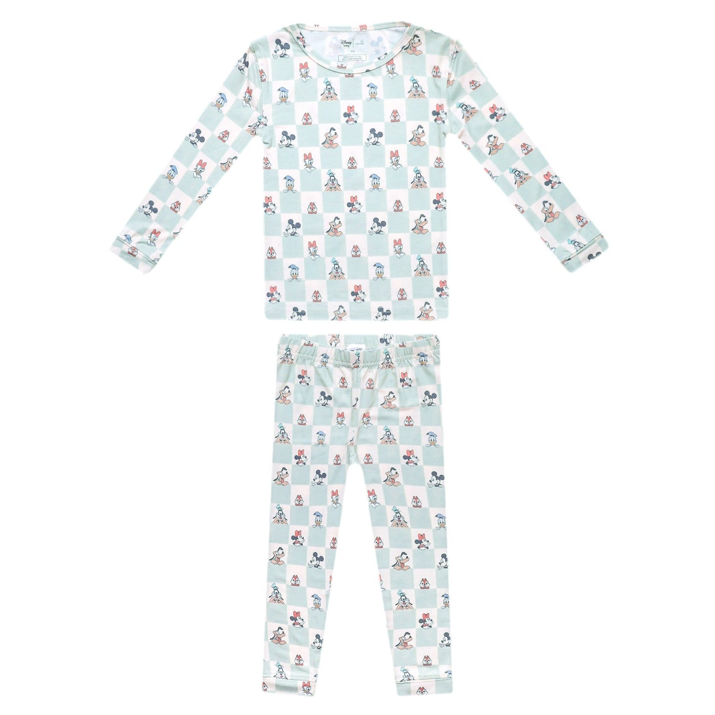 2pc Long Sleeve Pajama Set - Mickey Mouse and Friends