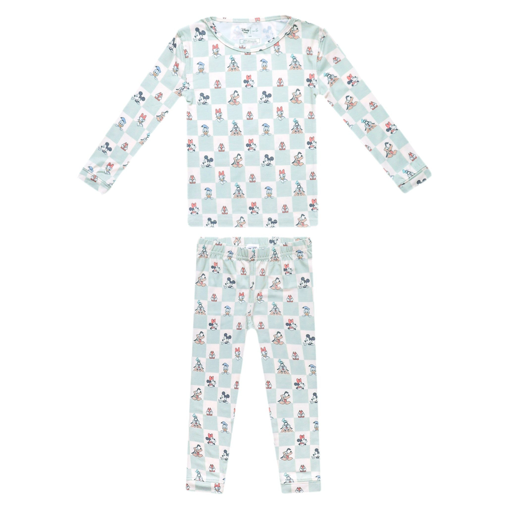 2pc Long Sleeve Pajama Set - Mickey Mouse and Friends