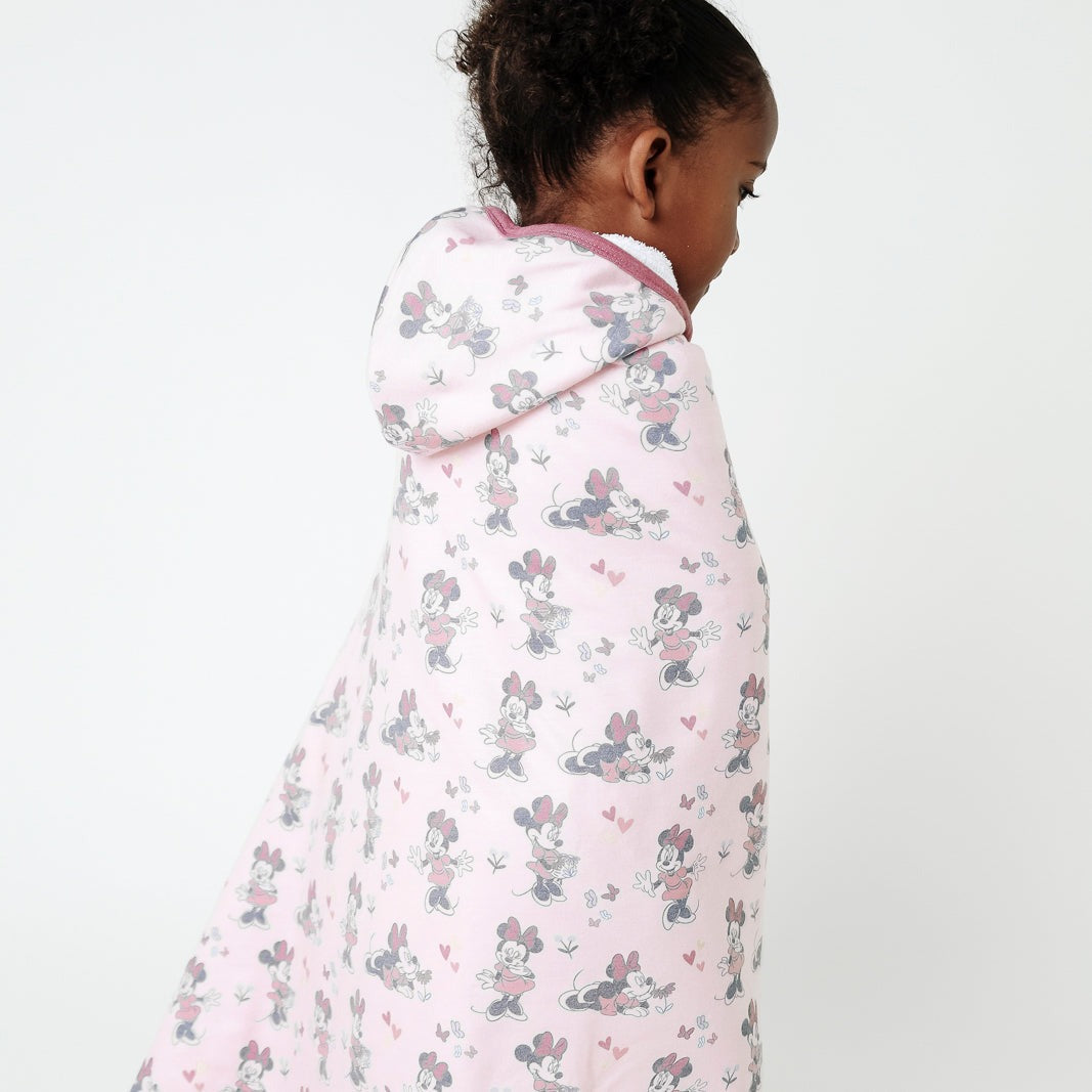 Premium Big Kid Hooded Towel - Minnie Mouse