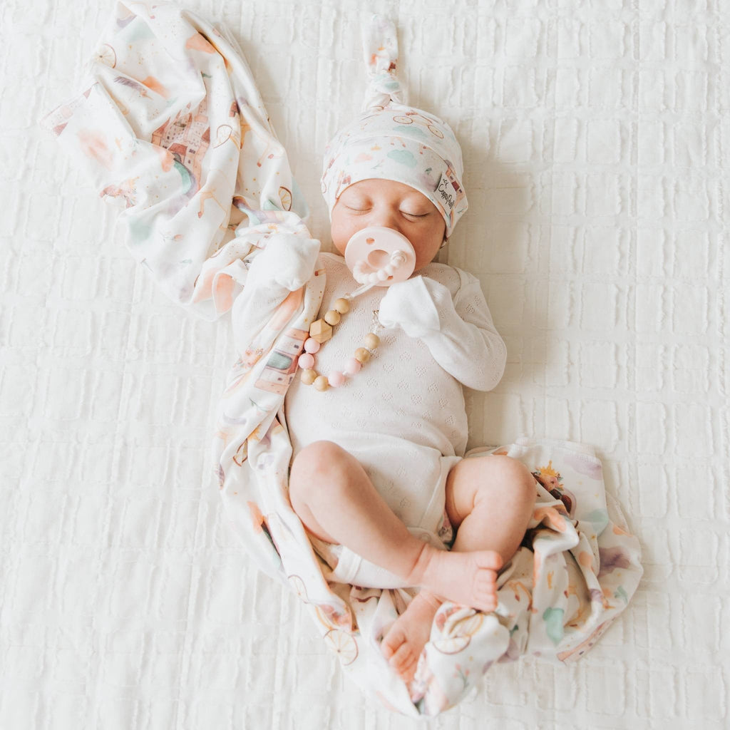 Knit Swaddle Blanket - Enchanted