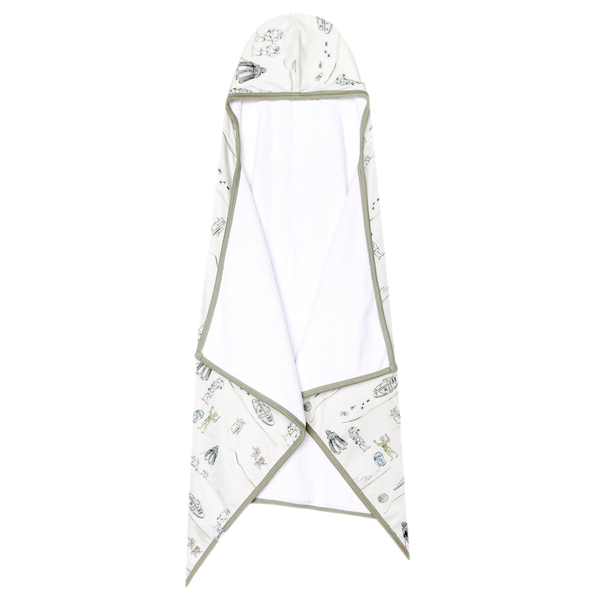 Premium Big Kid Hooded Towel - Tatooine