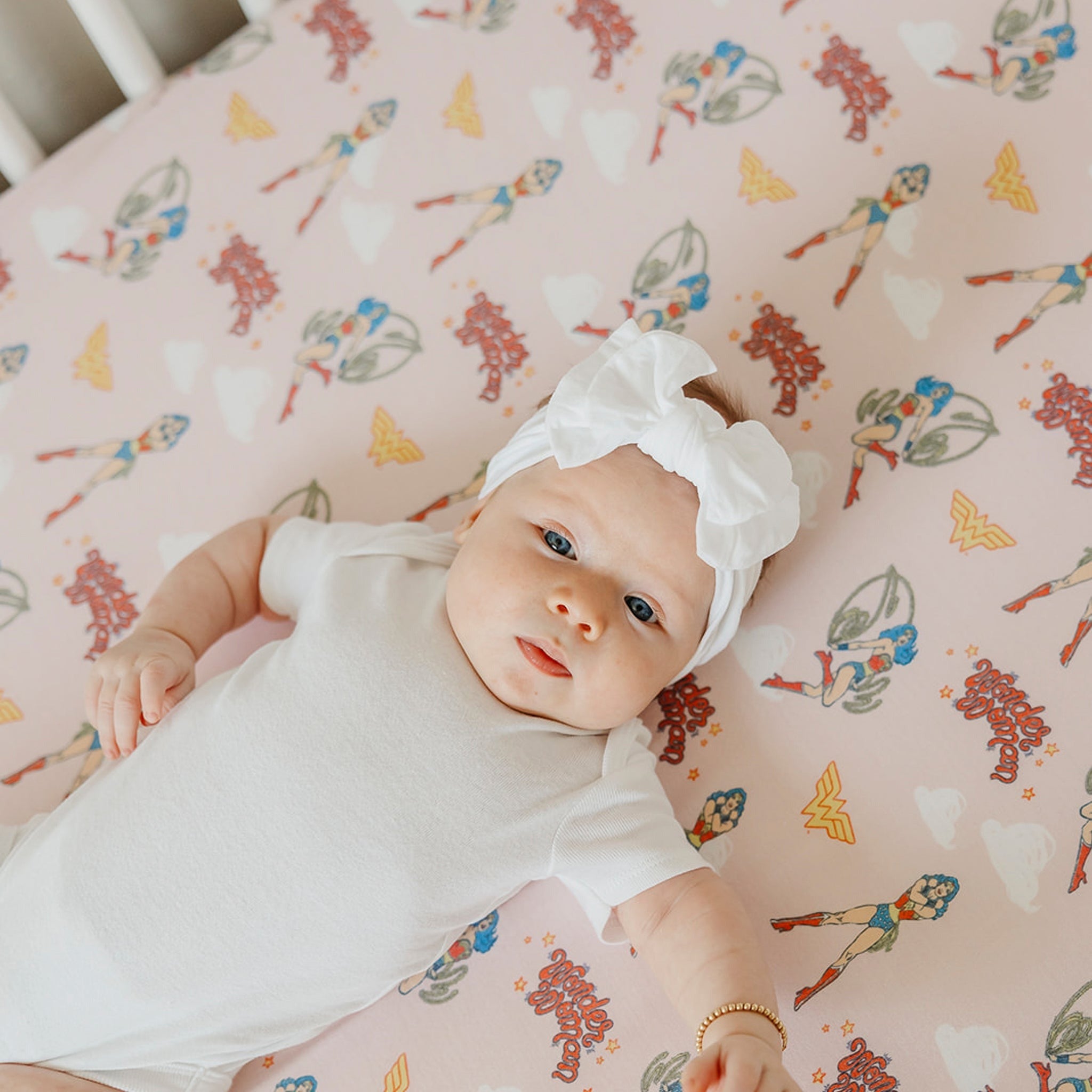 Premium Knit Fitted Crib Sheet - Wonder Woman
