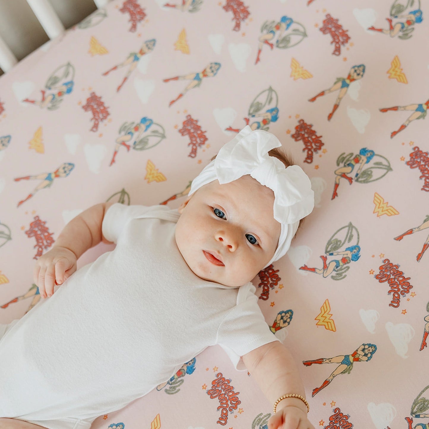 Premium Knit Fitted Crib Sheet - Wonder Woman