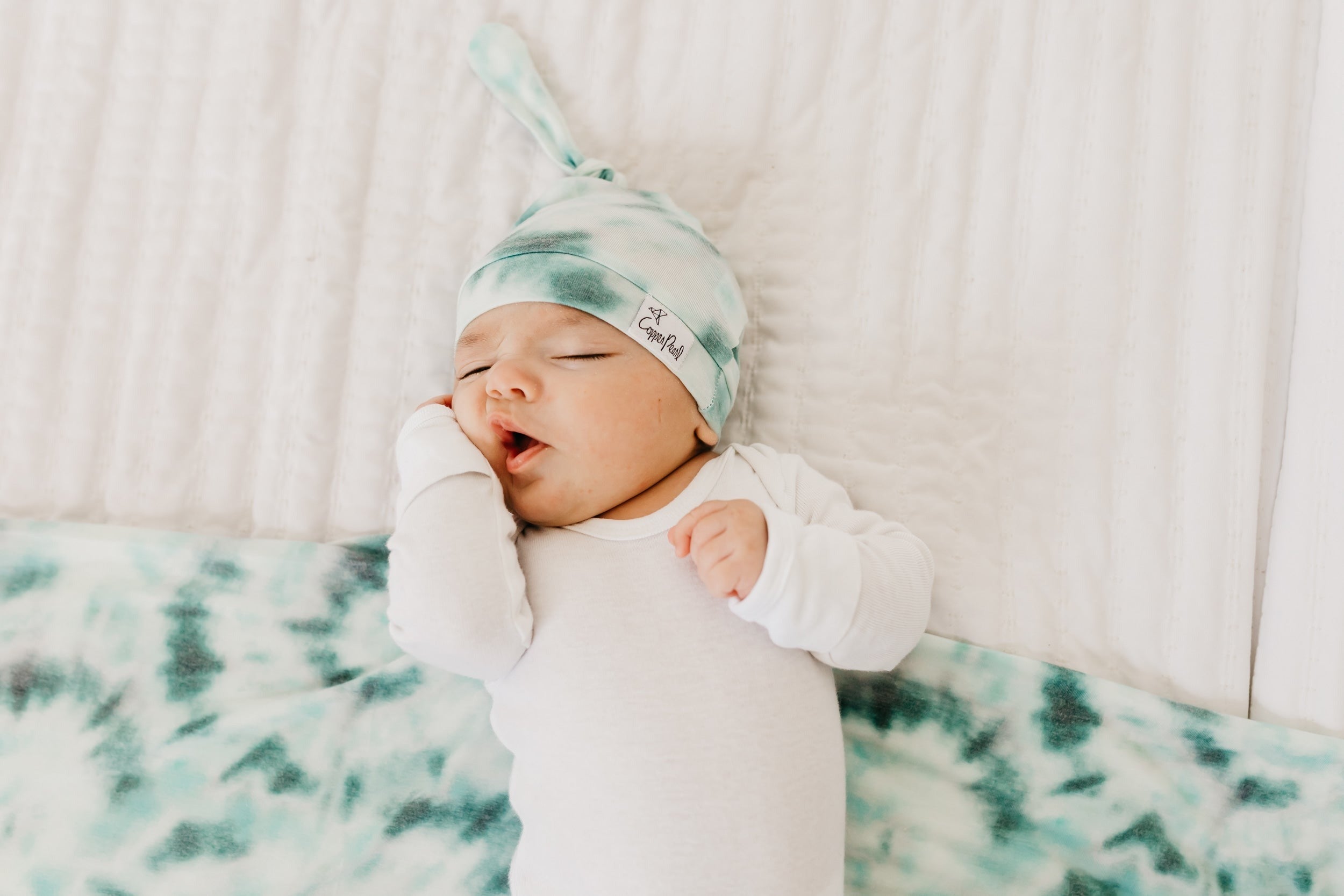 Knit Swaddle Blanket - Bahama