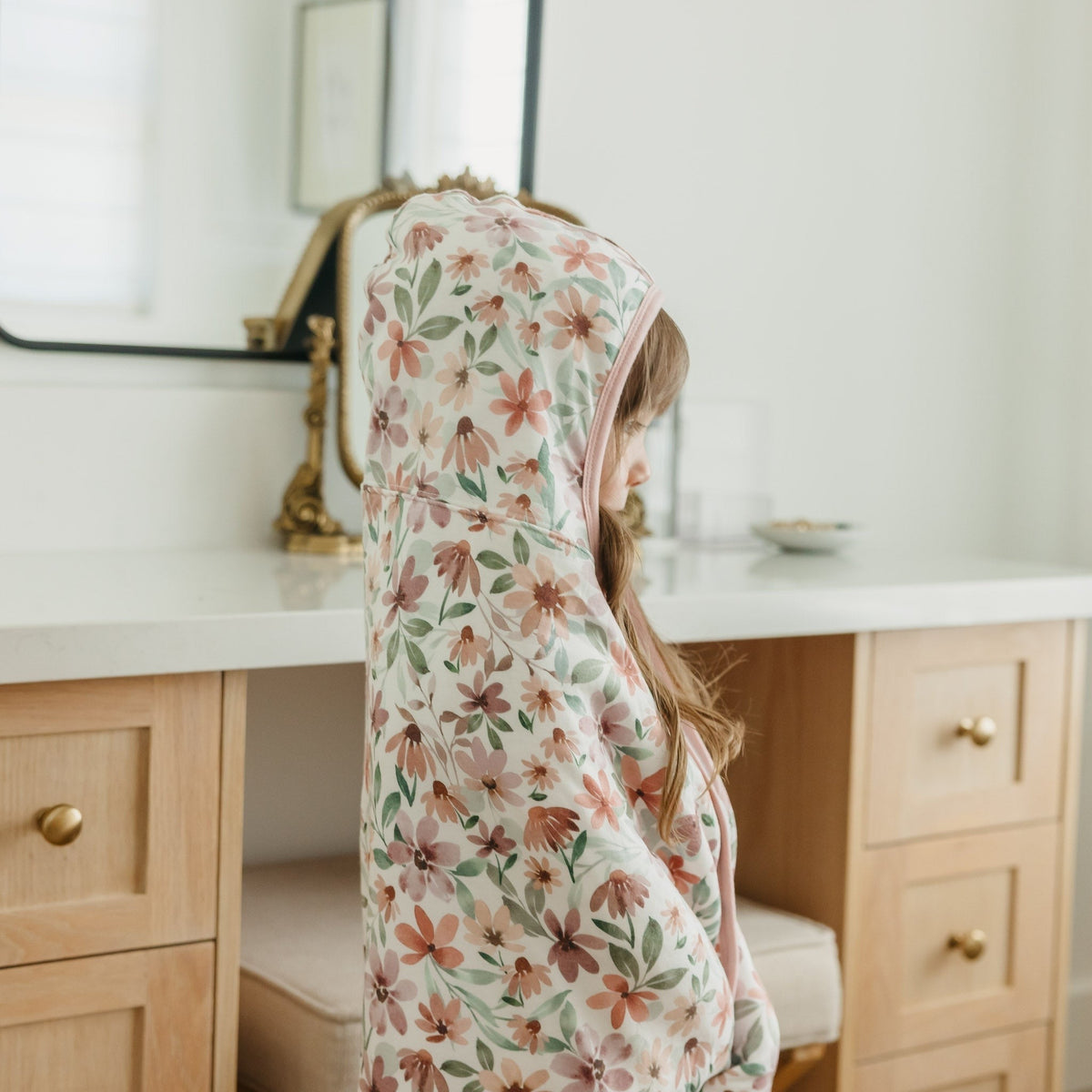 Premium Big Kid Hooded Towel - Natalie