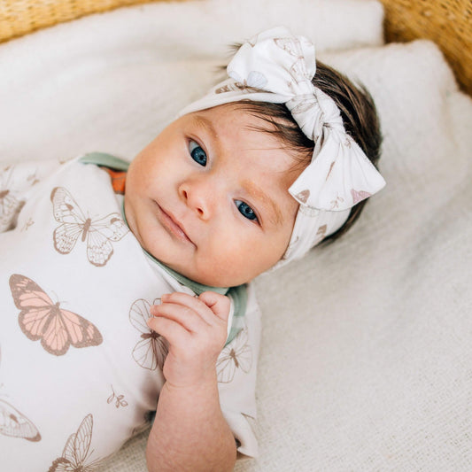 Knit Headband Bow - Luna