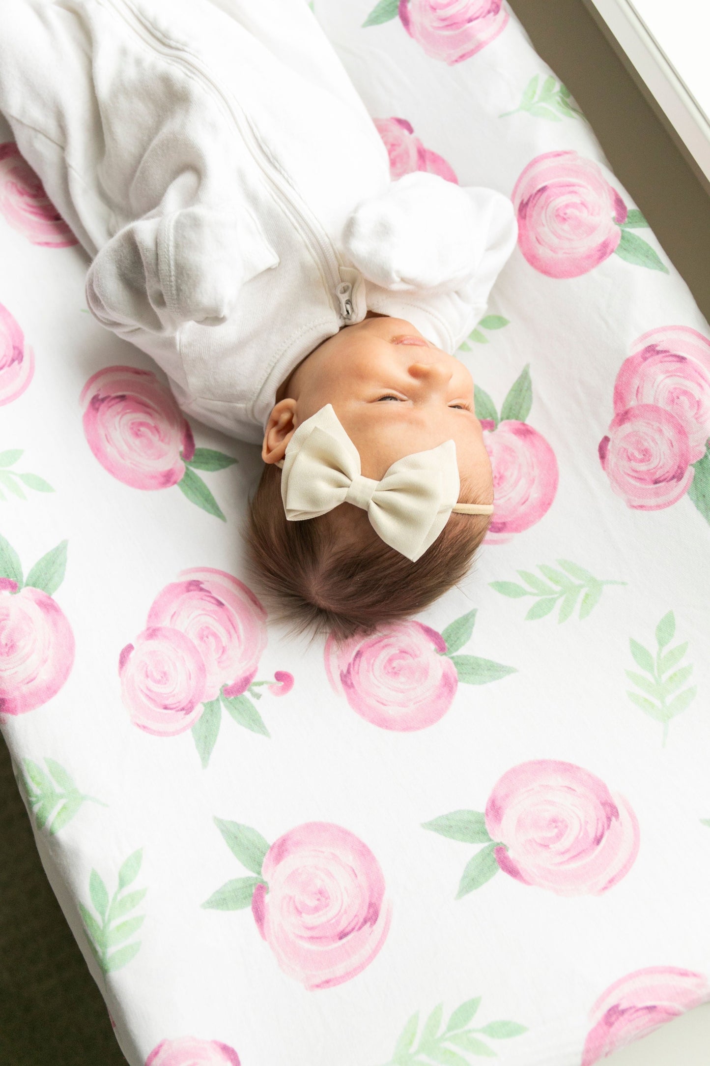 Premium Knit Diaper Changing Pad Cover - Grace