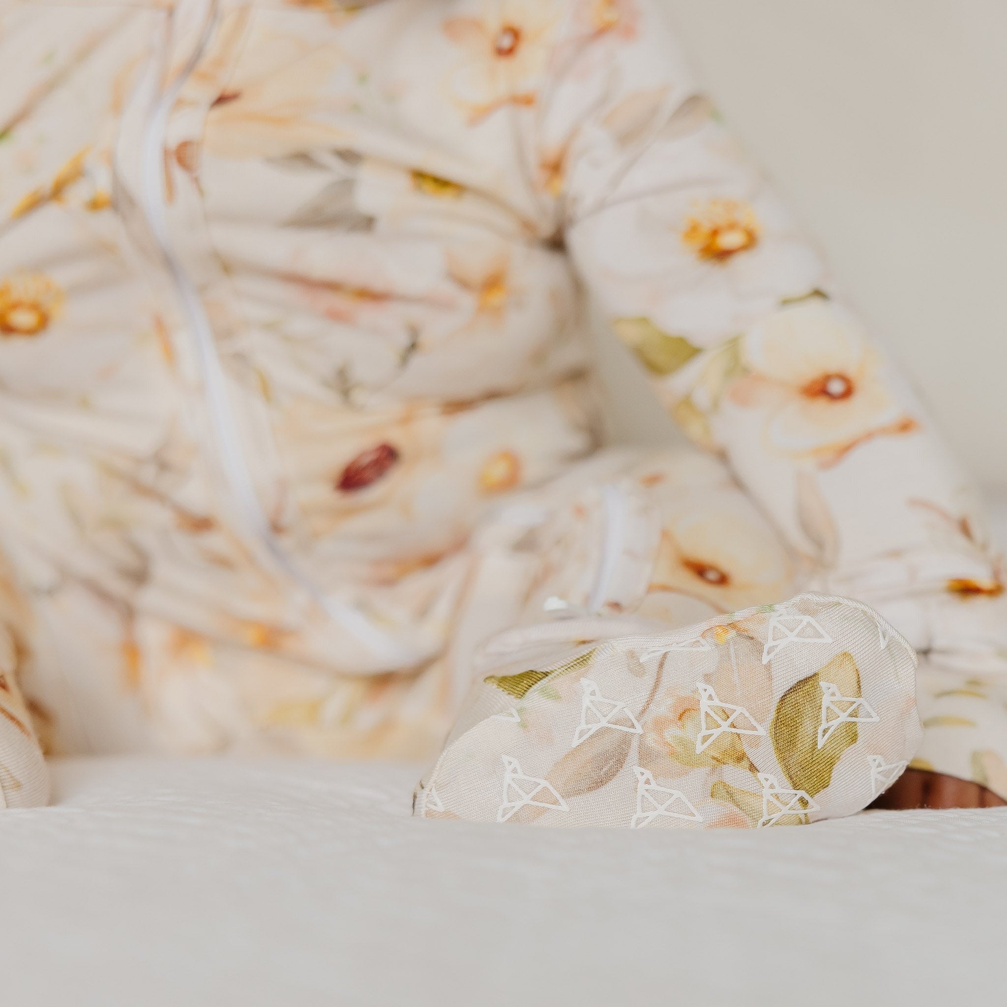 Bamboo Zip-Up Footie Pajama - Angelique