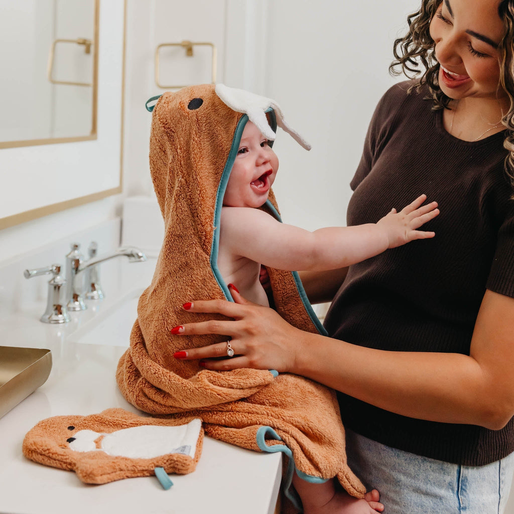 Character Bamboo Hooded Towel - Wally